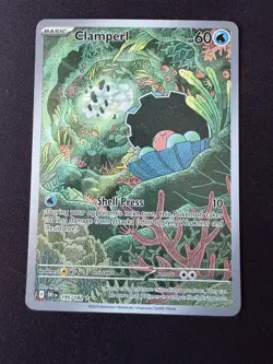 Pokemon TCG Clamperl 195/182 Destined Rivals Illustration Rare - Image 1
