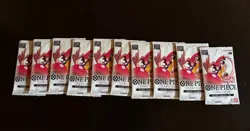 Round 1 One Piece TCG Promo Card (ENGLISH IN-HAND) - 10 SEALED PACKS! SHIPS FAST - Image 1