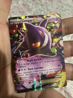 Pokemon Gengar EX TCG Card Phantom Forces Ultra Rare Holo, 34/119 NM - Image 3
