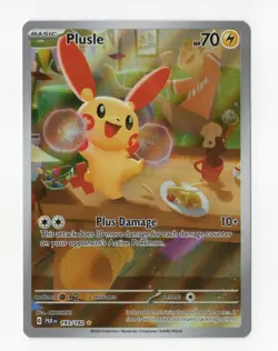 (a) Plusle 193/182 Pokemon TCG Paradox Rift Illustration Rare Card NM/M - Image 1