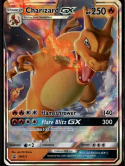 Charizard GX Promo SM Promos SM211 Fire Holofoil Pokemon Card - Image 1