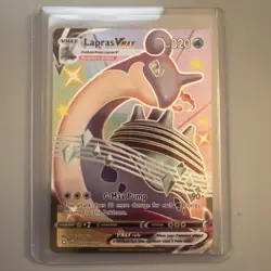 Lapras VMAX SV111/SV122 Shiny Holo Rare Shining Fates: Shiny Vault Pokemon Card - Image 1