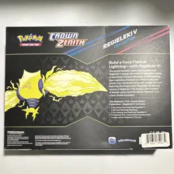 Pokemon Crown Zenith Regieleki V Collection Box 5 Cards Promo Boosters EN - Image 2