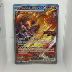 Pokemon TCG Team Rockets Moltres EX Card 229/182 Destined Rivals - Image 1