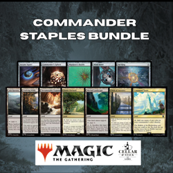 MTG Commander Bundle – 12 Cards | Artifact Staples + Lands Staples - Image 1