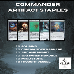 MTG Commander Bundle – 12 Cards | Artifact Staples + Lands Staples - Image 2