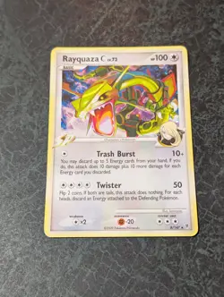 Pokemon TCG Rayquaza C Supreme Victors Holo Rare Card 8/147 LP Condition - Image 1