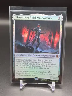 MTG Ultron, Artificial Malevolence 0252 Marvel Super Heroes (MSH) Foil Mythic - Image 1