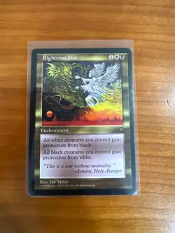 RIGHTEOUS WAR R VISIONS MAGIC: THE GATHERING NEAR MINT - Image 1