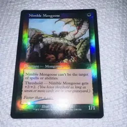 Wizards of the Coast MTG Nimble Mongoose Odyssey Foil English #258/350 - Image 3