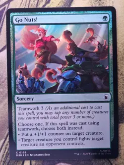 Go Nuts! 168 Common Marvel Super Heroes Magic: The Gathering Foil Near Mint - Image 1
