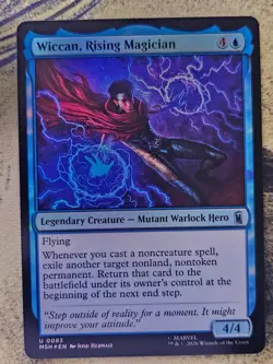Wiccan, Rising Magician 83 Marvel Super Heroes Magic: The Gathering Foil NM - Image 1