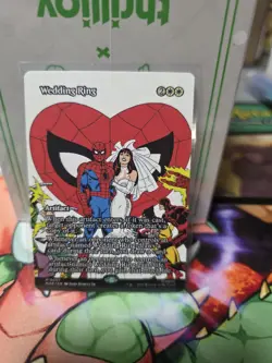 Marvel Wedding Ring Trading Card 2023 Artifact Mtg Spider-Man - Image 1