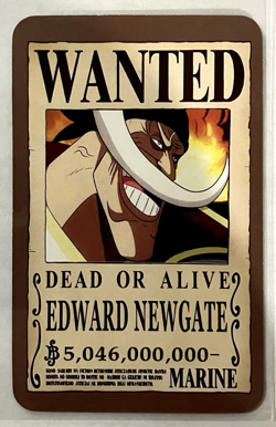 Edward Newgate One Piece Wanted Set ACG Holo Anime Card Dead or Alive - Image 4