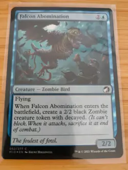 MTG Falcon Abomination (FOIL) 052 Innistrad: Midnight Hunt M/NM Free UK P&P - Image 1