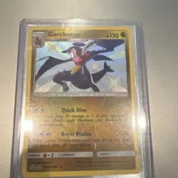 Pokemon TCG Garchomp SV40/SV94 Hidden Fates Shiny Vault Shiny Holo Rare EN - Image 1