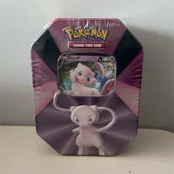 Pokemon TCG Mew V Tin Sealed Promo Kit 2021 English 1 Card MPN 210-80840 - Image 1