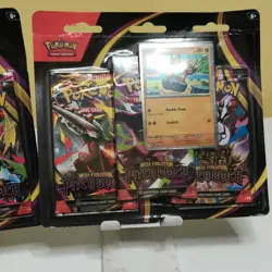 Pokemon TCG Mega Evolution Pitch Black 3 Booster Packs (Lot 2) Binacle Promo - Image 3