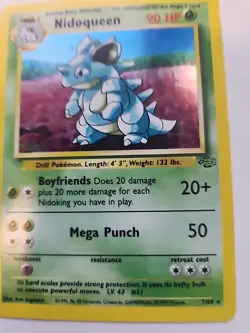 Nidoqueen Holo Jungle Pokemon Card Base WOTC - Image 5