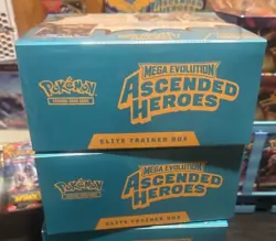 Pokemon Ascended Heroes ETB x2 And Booster Bundle x2 Sealed - Image 1