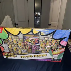 Pokemon TCG Mega Evolution Ascended Heroes Focused Fighters Premium Box 12 Cards - Image 2