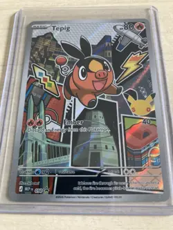 Tepig First Partner Illustration Rare Promo 050 Pokemon - Image 2