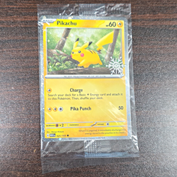Pokemon TCG Pikachu 025/165 SV: 151 Promo Stamped Holo English 2023 60HP - Image 1