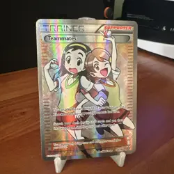 Teammates 160/160 Full Art Trainer Primal Clash Pokemon PLAYED - Image 1