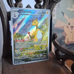 2026 Pokemon - Ampharos 90/86 - Chaos Rising - ILLUSTRATION RARE HOLO - English - Image 1