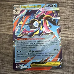 Mega Greninja ex 22/86 Double Rare Pokemon Chaos Rising 2026 - Image 1