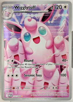 Pokemon Mega Evolution Phantasmal Flames Wigglytuff 105 Illustration Rare NM - Image 3