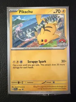 Pokemon TCG Pikachu #190 Promo Scarlet and Violet Promo Sealed - Image 1
