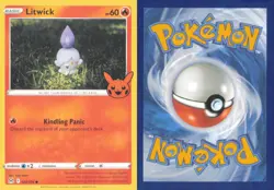 LITWICK 024/196 COMMON TRICK OR TRADE BOOSTER 2023 POKEMON NEAR MINT - Image 3