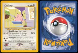 CLEFAIRY 30/111 UNCOMMON NEO GENESIS POKEMON UNLIMITED NEAR MINT - Image 3