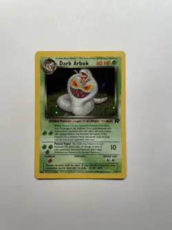 Pokemon Dark Arbok Holo Team Rocket 2/82 Vintage Holo Rare Pokemon LP/NM - Image 1