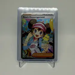 Pokemon TCG Rosa's Encouragement Trainer Full Art Rare 22E/VGS Foil - Image 1