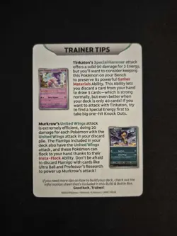 Pokemon TCG Paldea Evolved Game Tip Pre Release Kit Card Skeledirge - Image 2