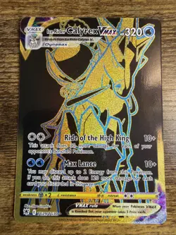 Pokemon Company Ice Rider Calyrex VMAX TG29/TG30 Astral Radiance Holo NM - Image 1
