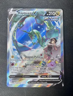 Rayquaza V (Alternate Full Art) 194/203 - Pokemon Evolving Skies SWSH07 - NM/M - Image 1