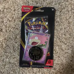 Pokemon TCG Mega Evolution Pitch Black Sealed Blister Pack w/ Slowpoke Promo - Image 1