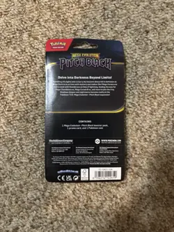 Pokemon TCG Mega Evolution Pitch Black Sealed Blister Pack w/ Slowpoke Promo - Image 2