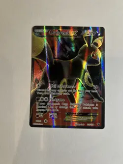 Pokemon TCG Fates Collide 2016 Full Art Holo Rare Card Umbreon EX 119/124 XY NM - Image 2