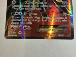 Pokemon TCG Fates Collide 2016 Full Art Holo Rare Card Umbreon EX 119/124 XY NM - Image 3