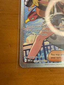 Pokemon TCG SV White Flare Hilda 171/086 Special Illustration Rare Holo EN - Image 5
