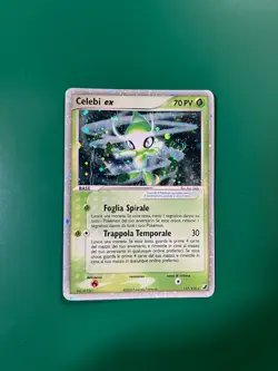 2005 Celebi ex 117/115 Unseen Forces Holo Ultra Rare Pokemon TCG MP/HP 2006 ITA - Image 1