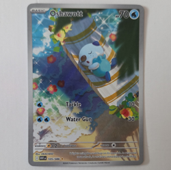The Pokemon Company Oshawott 105/086 Sv: White Flare Illustration Rare Holo EN - Image 1