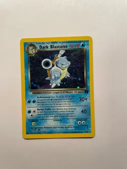 Pokemon TCG Unlimited Dark Blastoise 3/82 Team Rocket Holo - LP - Image 1