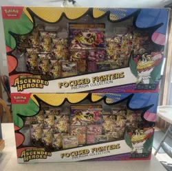 Pokemon TCG Sealed Ascended Heroes Focused Fighters Premium Collection X2 - Image 1