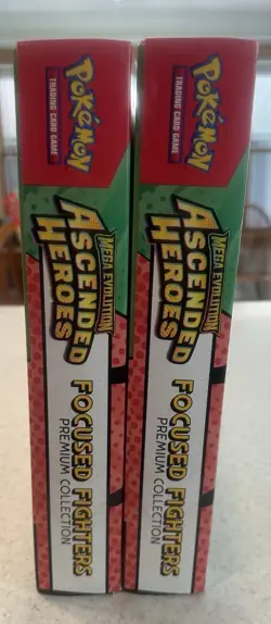 Pokemon TCG Sealed Ascended Heroes Focused Fighters Premium Collection X2 - Image 3