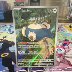 Pokemon TCG Snorlax SVP 051 Scarlet & Violet Promo Holo Promo 150HP Gossan - Image 1